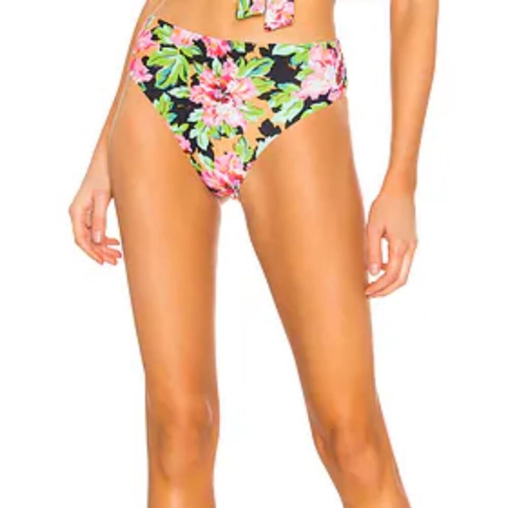 Tularosa Ryan High Waist Bottom in Jungle Floral Small